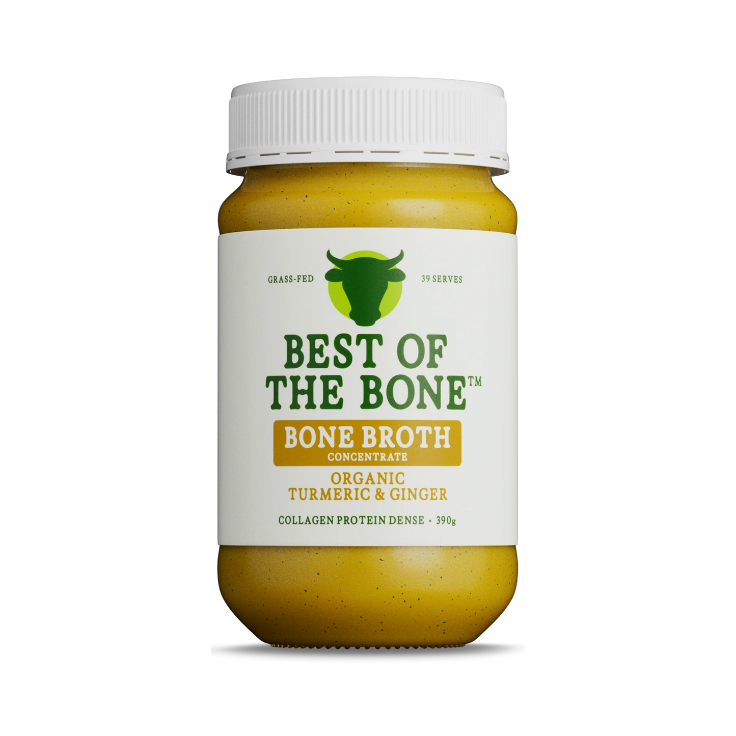 BEST OF THE BONE Organic Turmeric Ginger & Pepper Bone Broth Concentrate 390g