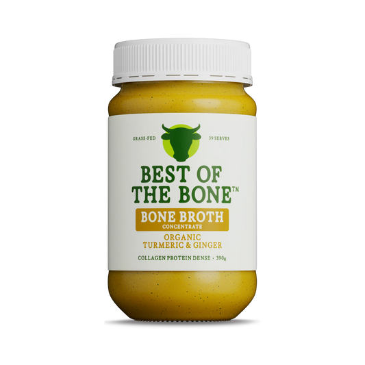 Best of the Bone Organic Turmeric Ginger and Pepper Bone Broth Concentrate 390g