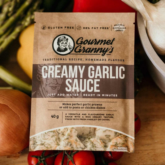 GOURMET GRANNY'S Creamy Garlic Sauce Dry Powder Sachet 40g